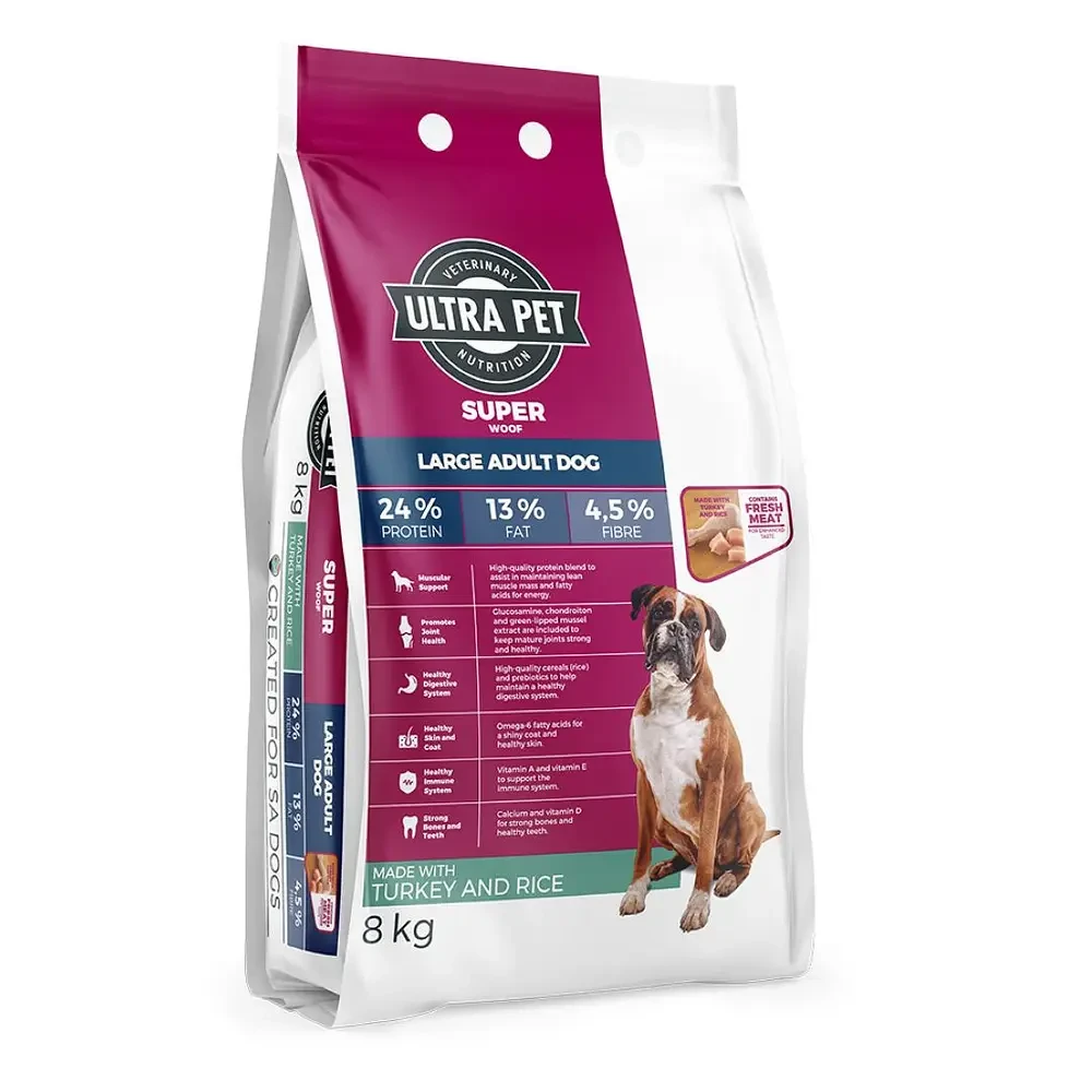 ULTRA PET Superwoof Large Adult  Turkey and Rice