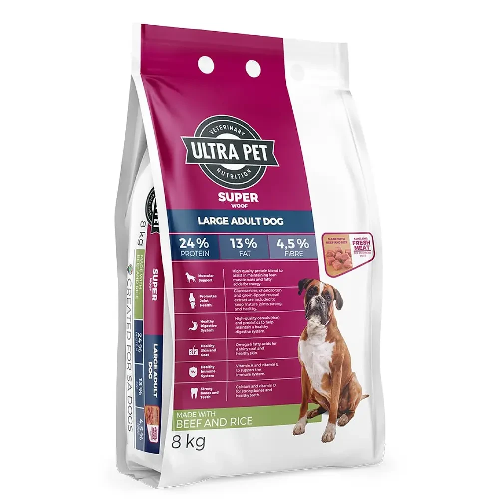 ULTRA PET Superwoof Large Adult  Beef and Rice