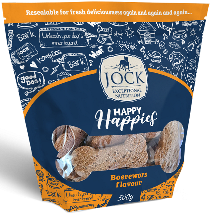 JOCK Happy Happies Biscuits Boerewors